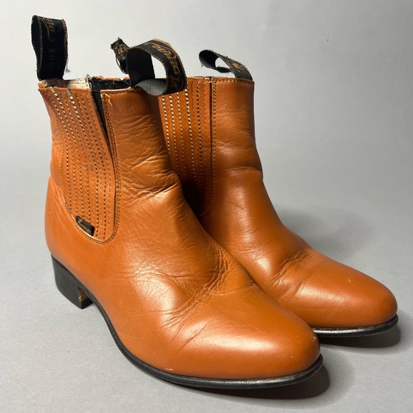 Arango Other - Arango Leather Pull On Ankle Boots Size Mens US 6.5 / Womens US 8